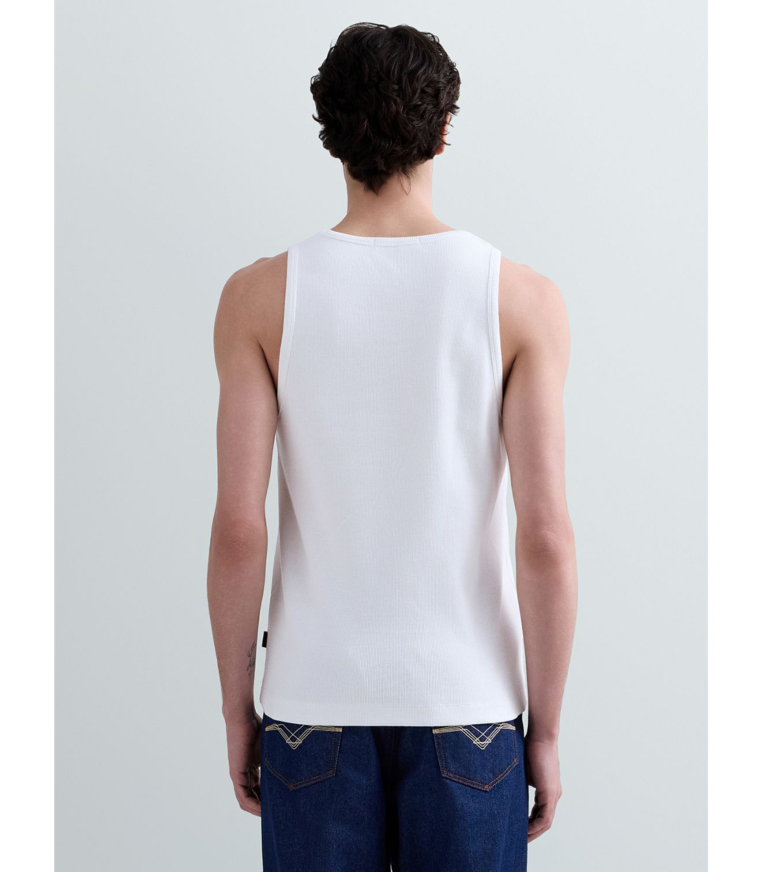 リブニットタンクトップ 詳細画像 ホワイト 3